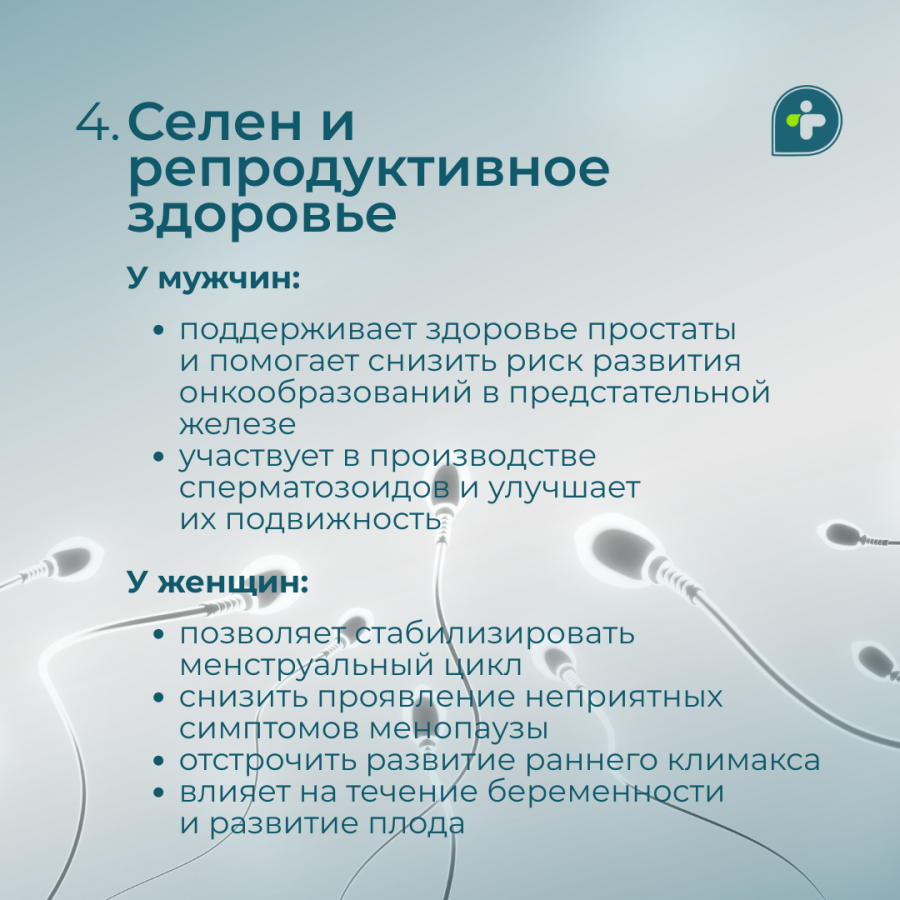 Селен = молодость и жизненная энергия